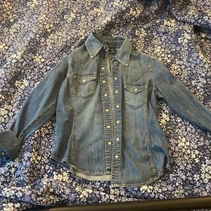 Vintage gap denim button down
